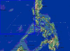 mapa de Filipinas em ingles