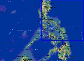 mapa de Filipinas em ingles