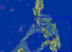 mapa de Filipinas em ingles