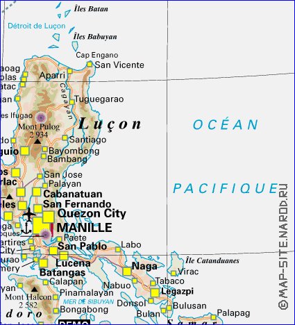 carte de Philippines