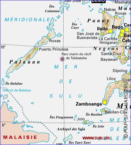 carte de Philippines