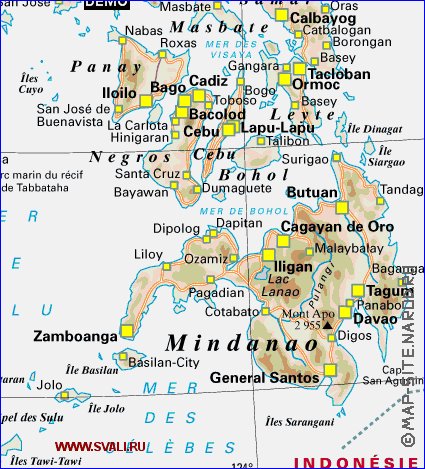 carte de Philippines