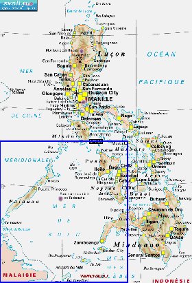 carte de Philippines