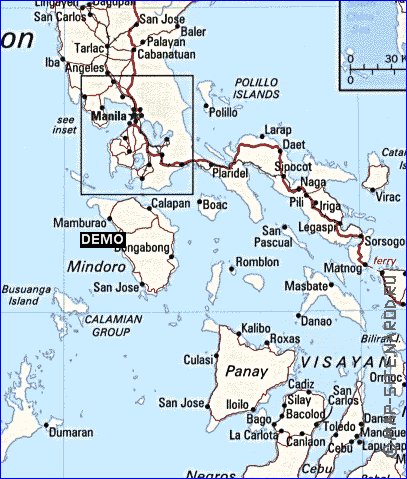carte de Philippines