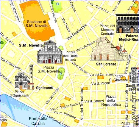 carte de Florence