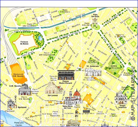 carte de Florence