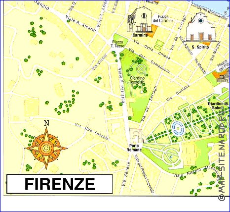 carte de Florence