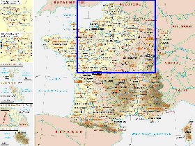 Administratives carte de France