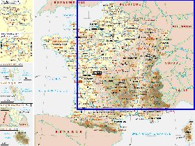 Administratives carte de France