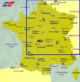Administrativa mapa de Franca