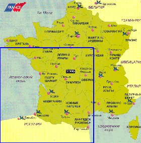 Administratives carte de France