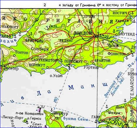 Physique carte de France