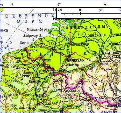 Physique carte de France