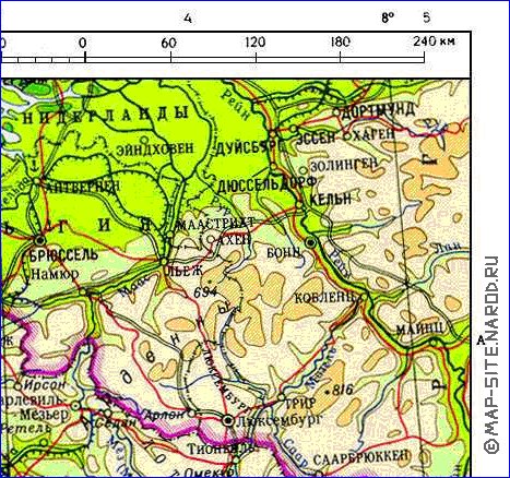 Fisica mapa de Franca