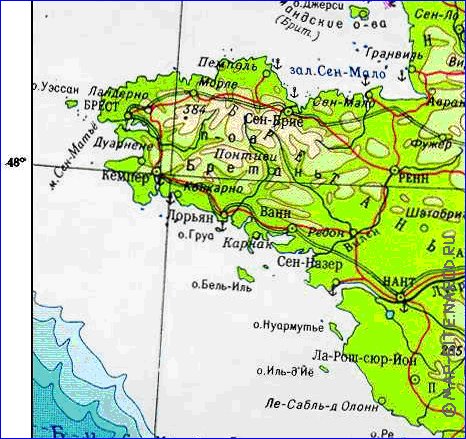 Fisica mapa de Franca