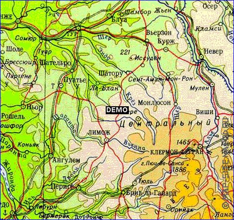 Fisica mapa de Franca