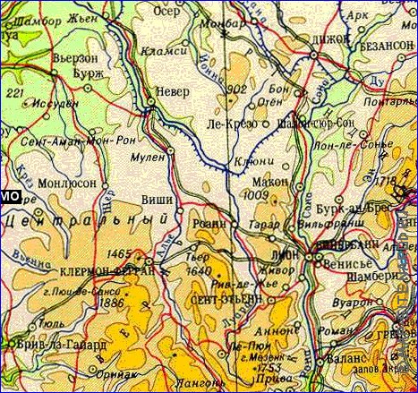 Fisica mapa de Franca