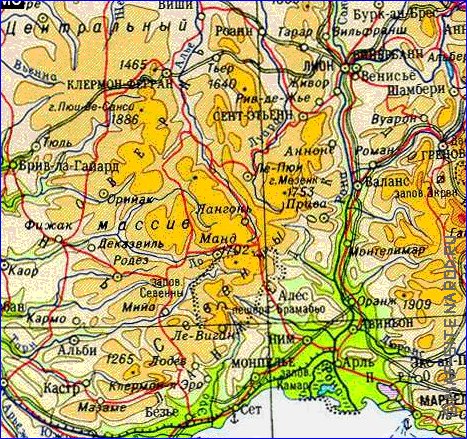 Fisica mapa de Franca