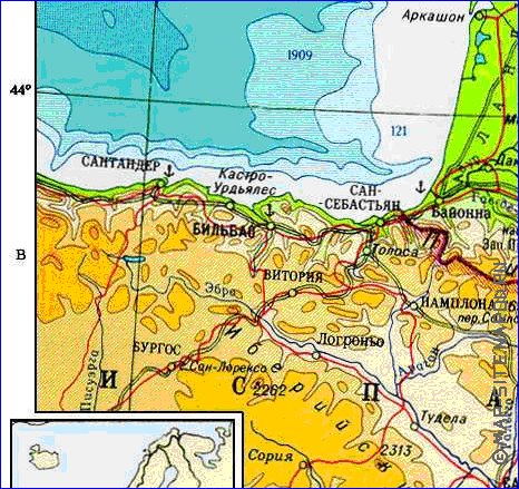 Fisica mapa de Franca