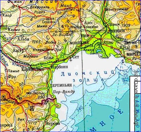 Fisica mapa de Franca