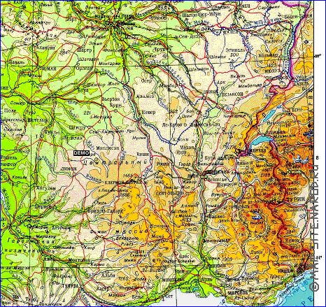 Fisica mapa de Franca