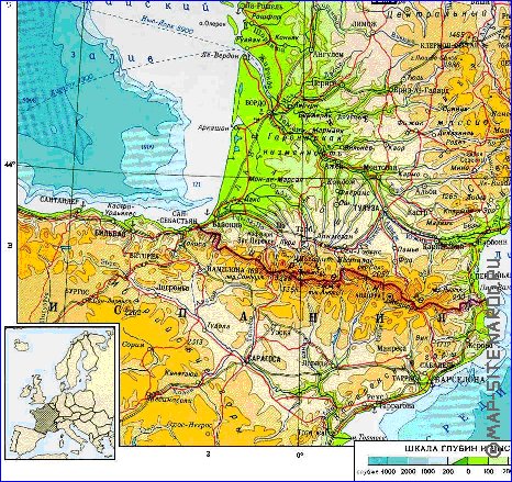 Fisica mapa de Franca