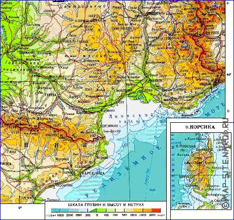 Fisica mapa de Franca