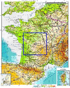 Fisica mapa de Franca