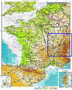 Fisica mapa de Franca