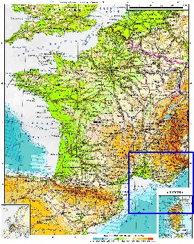 Fisica mapa de Franca