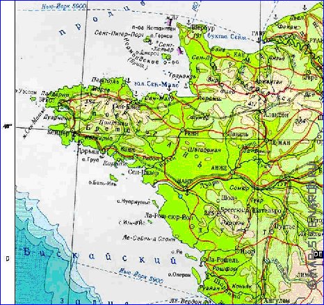 Fisica mapa de Franca