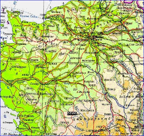 Fisica mapa de Franca