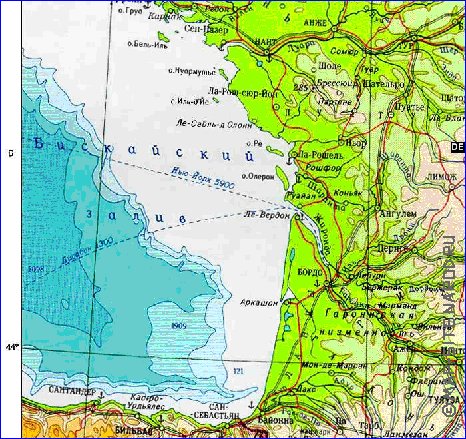 Fisica mapa de Franca