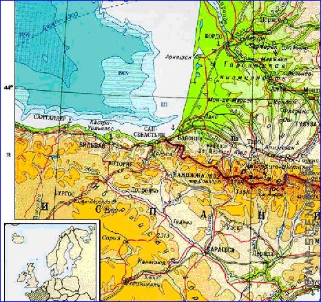 Fisica mapa de Franca