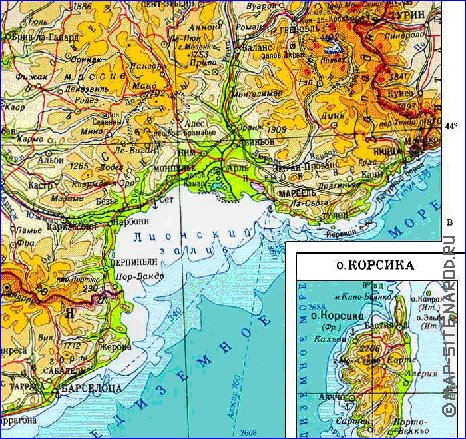 Fisica mapa de Franca