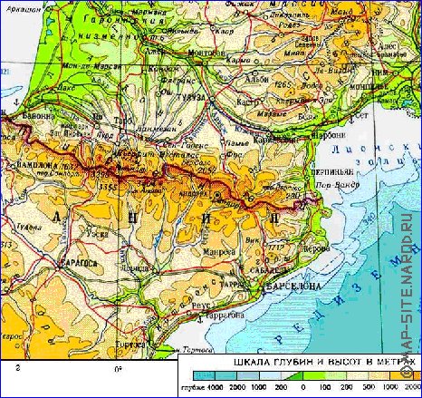 Fisica mapa de Franca