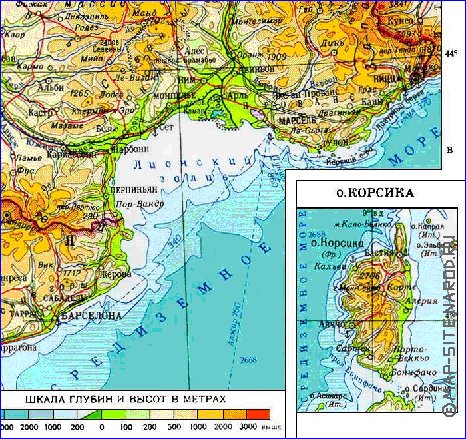 Fisica mapa de Franca