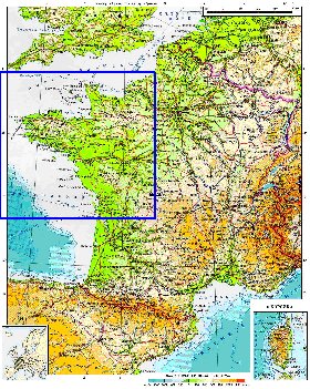 Fisica mapa de Franca