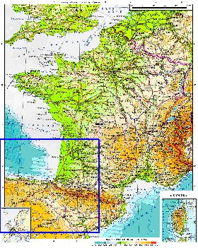 Fisica mapa de Franca