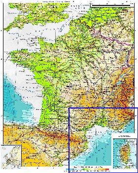 Fisica mapa de Franca