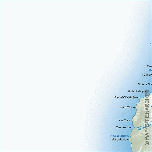 mapa de Fuerteventura